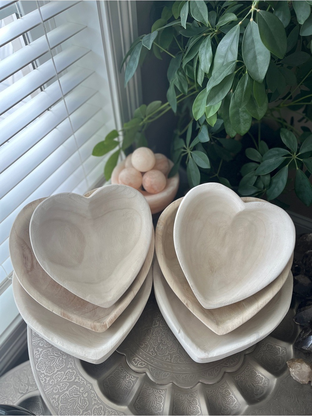 Wood Heart Bowl Large - Picture 8 of 13